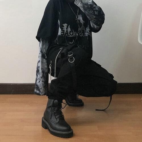 Cargo Pants Women Harajuku Oversize Basic Streetwear Couples All-match 2021 Summer Leisure Fashion Girls Trousers