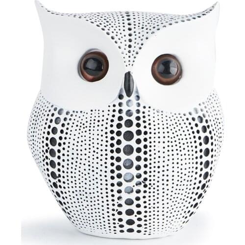 Nordic Modern Minimalist Ornaments Owl Ornaments Creative Home Accessories Art Soft Decoration Resin Crafts Cute Animal Statue