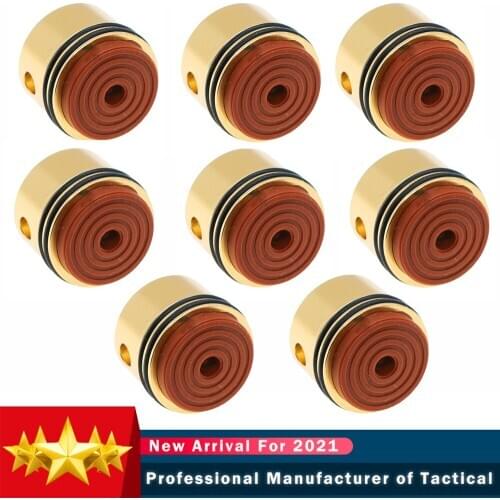 CNC Aluminum Type Cylinder Head With Rubber Pad Fit AEG Airsoft Gel Blaster Ver.2 Gearbox Paintball Shooting Precise Parts