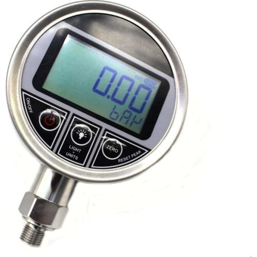 IP65 -0.1-0...100MPa data logger pressure gauge oil water price