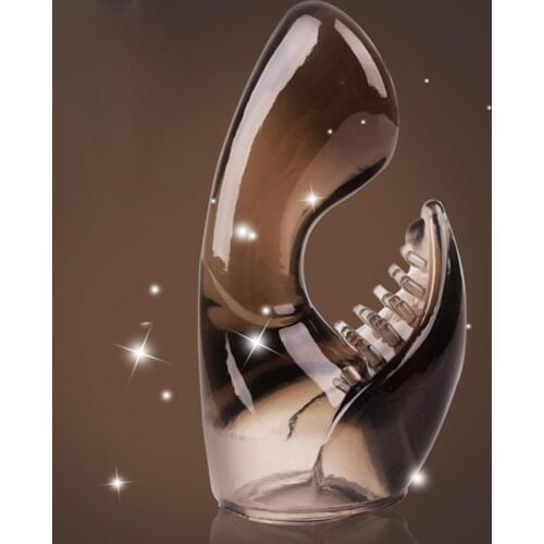 Double Clitoris Vagina Stimulator Clit G-spot Orgasm Squirt Massager Brush AV Vibrating Stick headgear Sex Toys for Vibrator O35