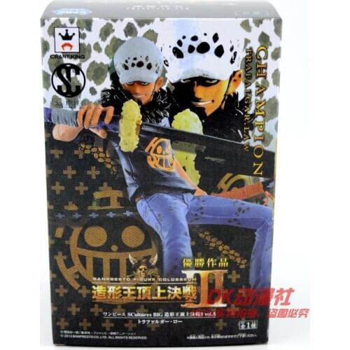 New Trafalgar D Water Law One Piece Pirate Death Surgeon Doctor 6" SCultures BIG 3 Vol. 6 Action Figure Toys