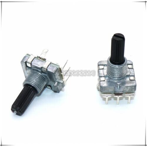 2 Pieces EC16 Encoder Rotates 360 Degrees For 20 Pulses Flowers Axis 20mm 3 Pins