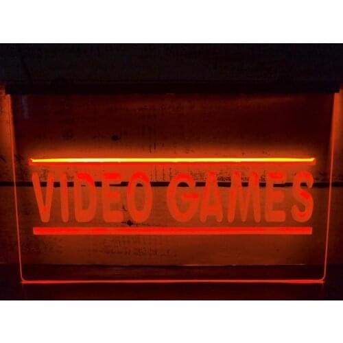 J273 Video Games Shop Beer Bar Pub LED Neon Light Sign