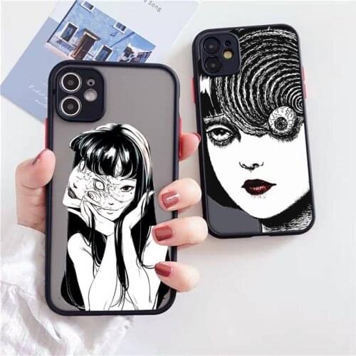Japanese horror comic Tomie Junji Itou Phone Cases Matte For iPhone 12 Mini 11 Pro XR XS Max 7 8 Plus X Hard PC Back Cover