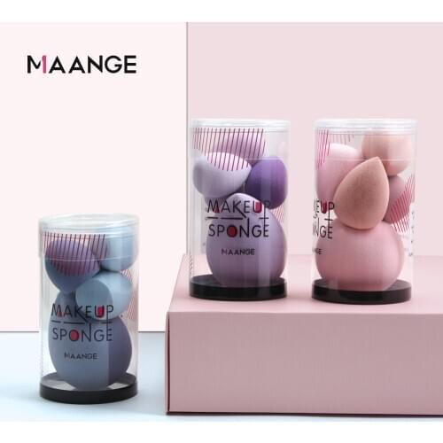 MAANGE 5 Pcs Mini Cosmetic Puff Powder Puff Soft Makeup Foundation Sponge Beauty Make Up Tools & Accessories Water-drop Shape