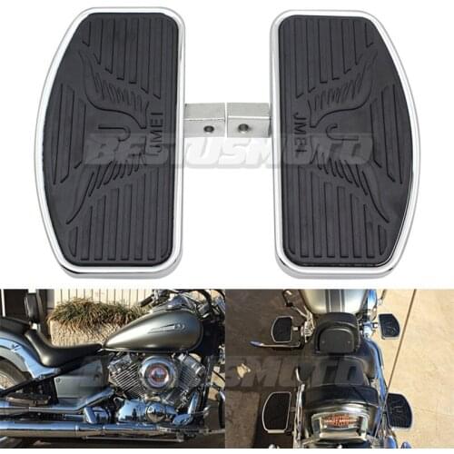 Motorcycle Front Rider / Rear Passenger Foot Pegs Footrests Floorboards Footboards For Yamaha Virago 250 XV250