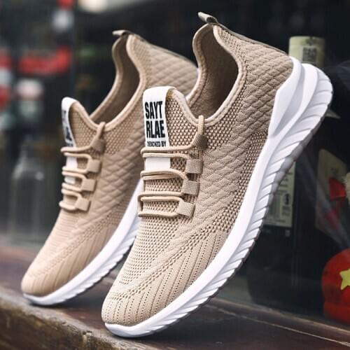 2020 Spring Summer Mens Sneakers Comfort Breathable Mesh Men Running Shoes Lightweight Walking Sneakers Zapatillas Hombre New