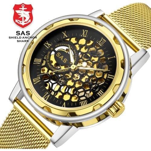 Shark brand For men mechanical watches quartz gold fashione Luxury Submariner watches male gift Reloj Hombre Relogio Masculino