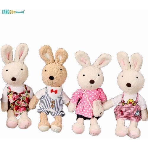 Soft Stuffed plush Animals Doll Cartoon Rabbit Plush Toys Kids toy playmate birthday Christmas Gift 30-60cm