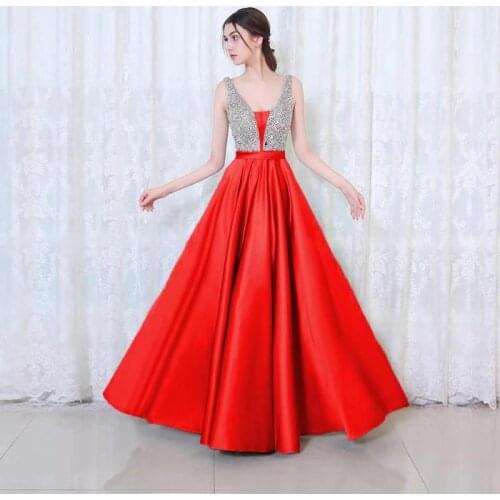 New sexy strapless, Elegant Long Dresses with V Neck Appliques for Wedding Party