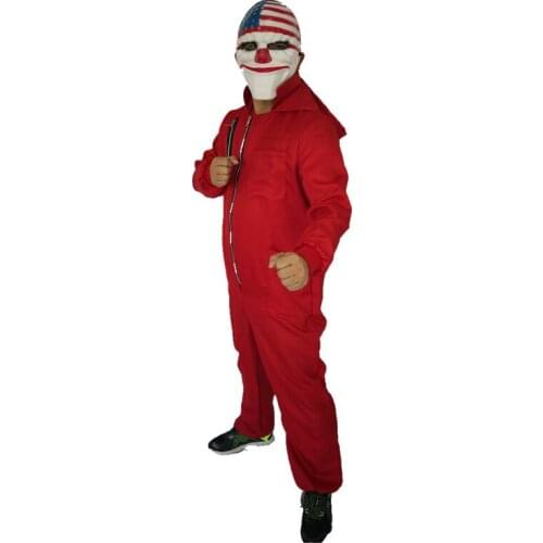 New Payday 2 Halloween Horrible Clown Mask Costume Salvador Dali Movie The House of Paper La Casa De Papel Cosplay Masks Costume