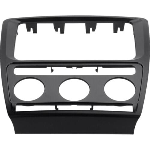 Radio Panel Dash Fascia Plate Frame for Skoda Octavia (Automatic Aircon) 2004-2010 Adio Dvd Stereo Cd Panel