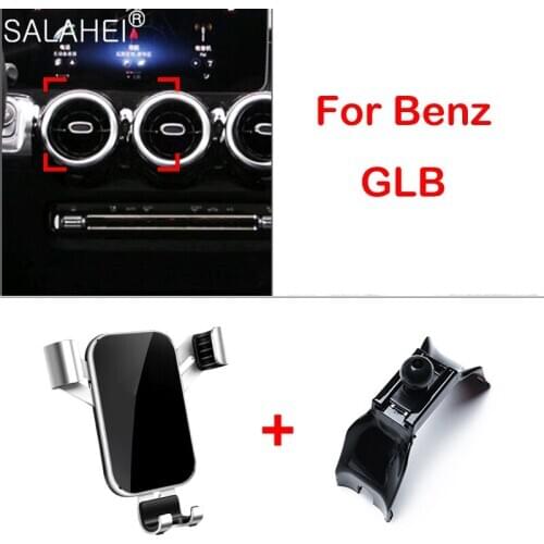 Hot Car Phone Holder For Mercedes Benz GLB 2020 Air Vent Snap-type Gravity GPS Car Phone Bracket Stand Auto Interior Accessories