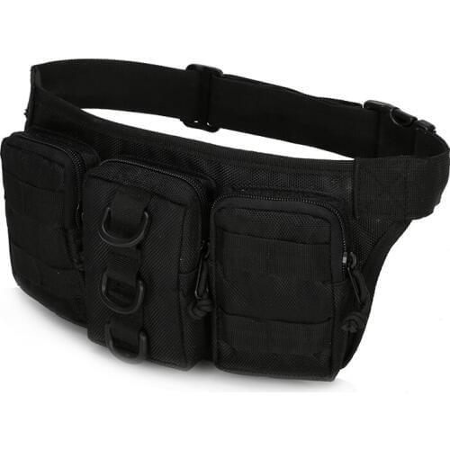Military Assault Hip Bum Fanny Pack Multi-Pocket Chest Bags Pouch Loops Belt Purse Casual Men Waterproof Nylon Riding Waist Bag