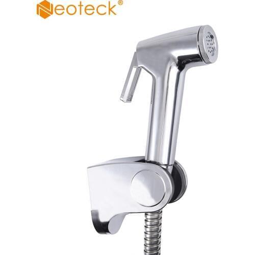 Neoteck Toilet Shattaf Adapter Spray Handheld Bidet Shower Head Wall Bracket Hose Kit KY Home Hand Held Spray Toilet Bidet