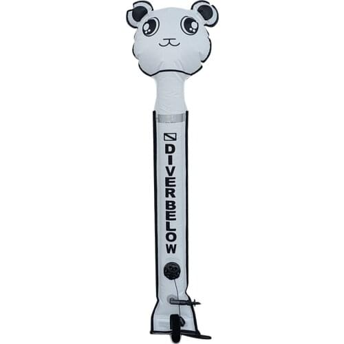 High Visibility Signal Tube Marker Buoy SMB Safety Sausage with Oral Inflator for Scuba Diving Spearfishing Gear Equipment