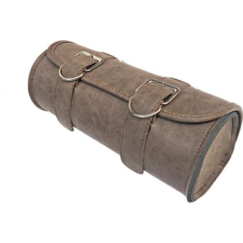 Universal Hanging Saddle Bag Stylish Practical PU Leather Tool Storage Motorcycle Sided Tail Wear Resistant Large Capacity