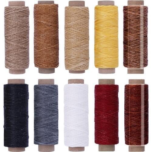 LMDZ 150D Leather Sewing Waxed Thread Spool Stitching Thread for Leather Craft DIY Bookbinding Shoe Repairing Leather Sewing