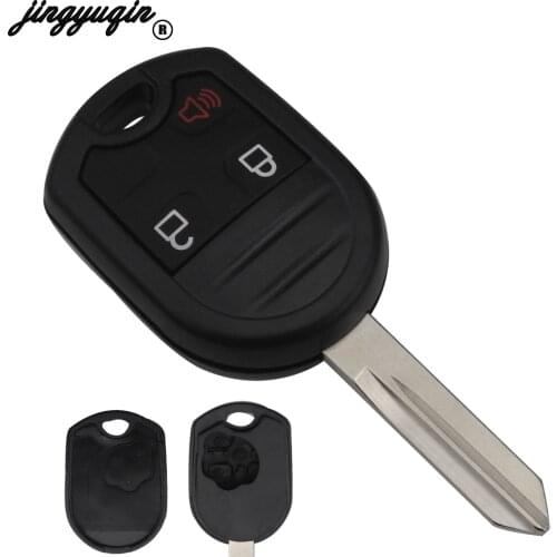 10pcs Car Remote Key Shell Case Cover 3 Buttons For Ford Edge Explorer Ranger Windstar Expedition Mustang for Mazda Fob Case
