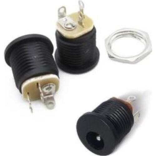 100pcs DC Power Outlet DC-022 Diameter 5.5mm Inner Pin 2.1mm 5.5x2.1mm