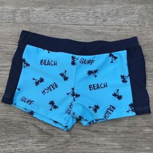 2020 New Baby Boys Swimming Trunks Coconut Tree Bathing Suit Nylon Children Swim Shorts Kids Baby Toddler Beach Pants Swimwear