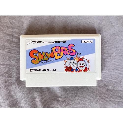 Original 8bit game card : SNOW BROS ( Japan Version!! cartridge ONLY!! )