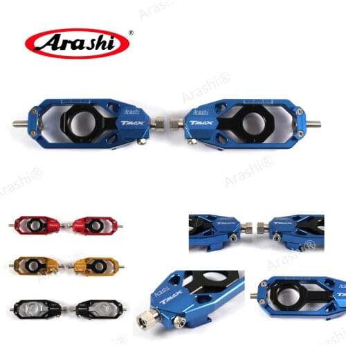 Arashi For YAMAHA TMAX 530 TMAX530 T-MAX 530 2012-2015 Motorcycle CNC Chain Adjusters Tensioners Catena Accessories 2013 2014