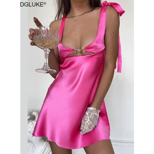 DGLUKE Pink Summer Dresses