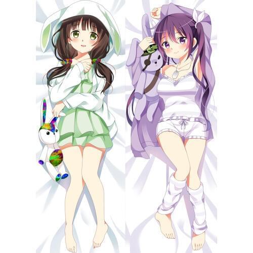 Is the Order a Rabbit Rize Tedeza Japanese Anime Pillow Cover Case Hugging Body bedding dropship Dakimakura 61048