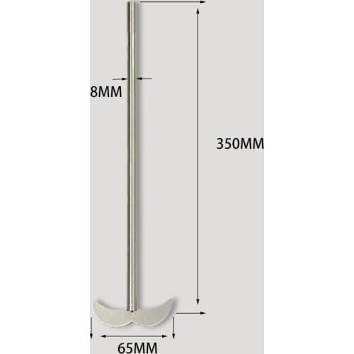 Lab 304 stainless steel stir bar stirrer dispersion disk dispersing Propeller stirring blade Blender mixer