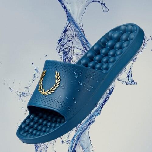 Summer Men Women Slippers Quick Dry Bathroom Slippers Indoor Massage Home Slides Outdoor Clogs Garden Shoes Beach Sandals Mules