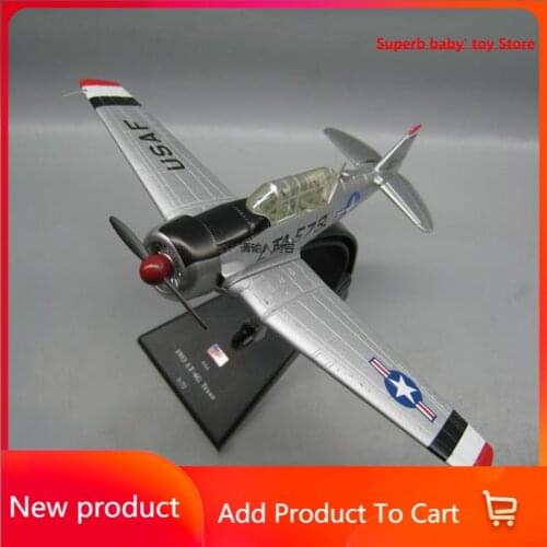 Diecast 1/72 Scale Lta-578 Texas T6 Classic Plane Aircraft Airplane Model Fighter USA Air Force Adult Children Hot Toys Display