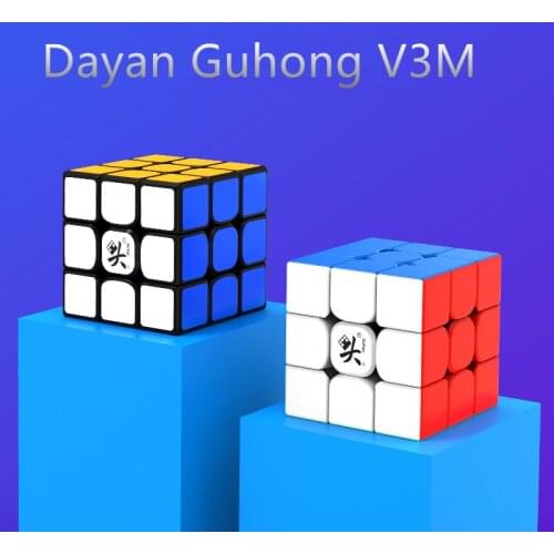 Fast Shipping Dayan Guhong V3 M Magnetic Three-Layer Cubo Magico 3x3 Speed Magic Cube Dayan V3M Cube Educational Toys For Boys