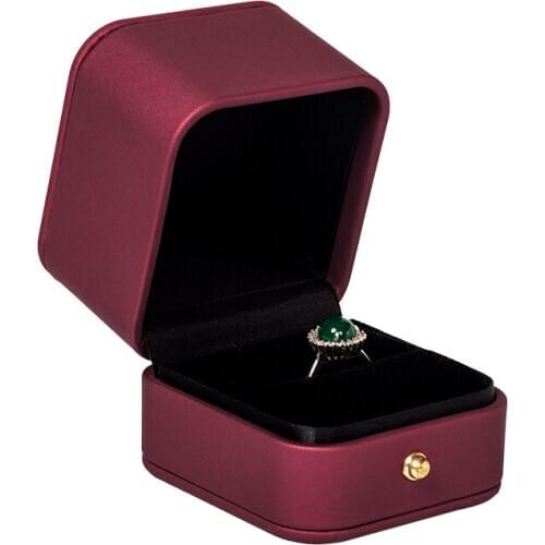 New Fashion several color High-end Diamond Ring Wedding Anniversary Creative And Built-in card slot For Jewellery Display