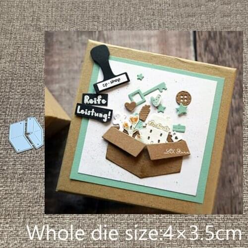 New Design Craft Metal stencil mold Cutting Dies mini box decoration scrapbook die cuts Album Paper Card Craft Embossing