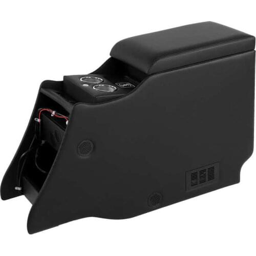 Car mirror protect Car Mirror Armrest Box 3 USB Ports with 8L Refrigerator Wireless Charger Fit for ALPHARD VELLFIRE