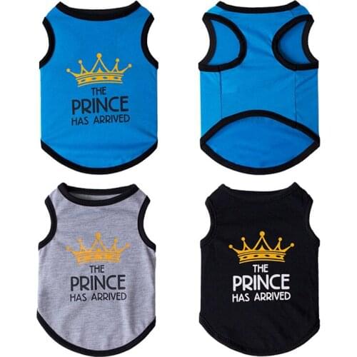 Spring and Summer Casual Dog Vest Comfortable Cotton Dogs Clothes Fashion Printed Pet Vest Small Dog Costume Pets Clothing