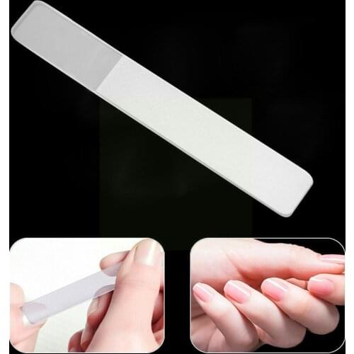 Professional Nano Glass Nail File Buffer Block Shiner Nail Art Nail Manicure Tools Manicure Files Nails Polish Nail Accesso V1Z6