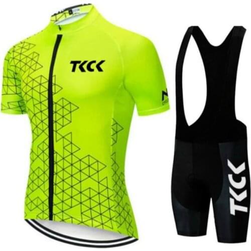 TKCK cycling Jersey sports team road mountain bike maillot ciclismo roupa de ciclismo masculino cycling bib shorts jersey kit