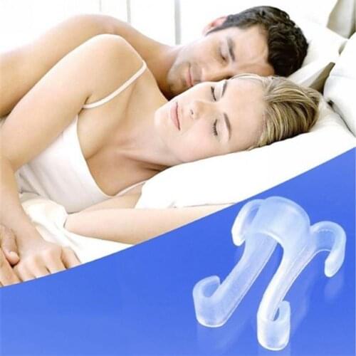 50% Hot Sale Anti-Snoring Apnea Nose Breathe Clip Stop Snore Device Sleeping Aid Healthy Care