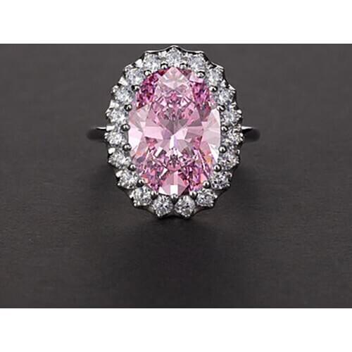 10*14MM 10CT Sapphire Aquamarine Topaz Lab Diamond Rings 925 Sterling Silver Party Wedding Ring for Women Fine Jewelry Wholesale