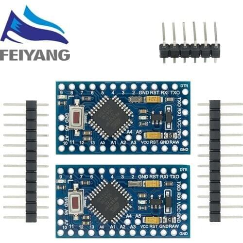 10PCS Pro Mini 328 Mini 3.3V/8M 5V/16M ATMEGA328 ATMEGA328P-AU for Arduino