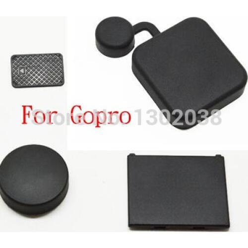 4 in 1 Accesories Camera Lens Cover + Housing Lens Cover + Replacement Battery Door + Side Door For Gopro Hero 3+/4