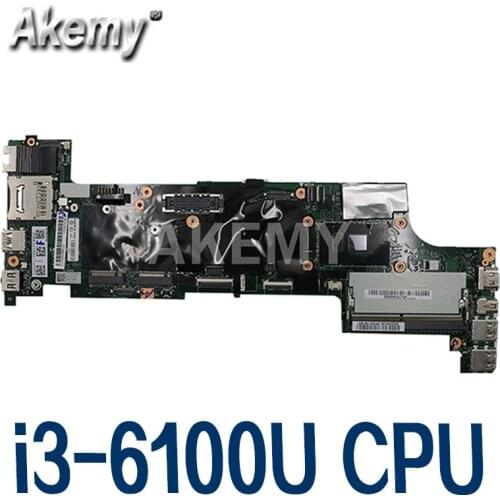 BX260 NM-A531 for Lenovo ThinkPad X260 notebook motherboard CPU i3 6100U 100% test work FRU00UP189 01EN192 01HX026 01HX025