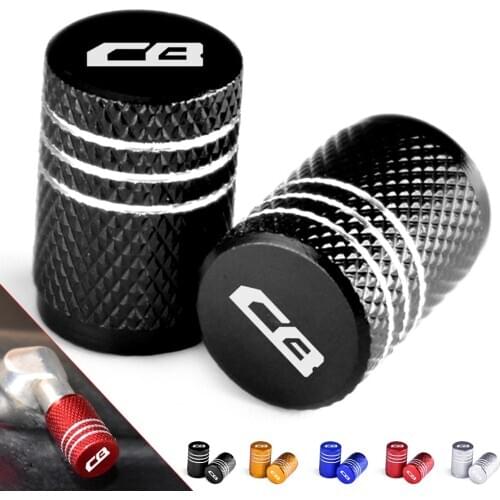 CB Motorcycle Tire Valve Air Port Stem Cover Cap Plug CNC Aluminum Accessories For Honda CB 900 300R 1000 CB 650R cb650r