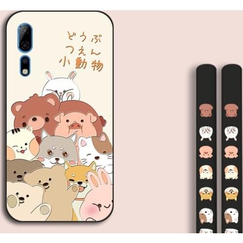 Lovely Animal Back Case For ZTE Axon 10 Pro A2020 Soft Silicone Matte Back Cover For Nubia Play Z18 Mini Red Magic 6 Pro