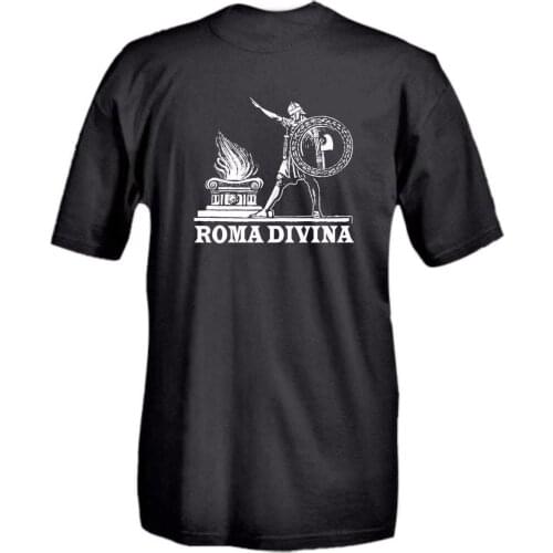 Ancient Roman Divina Colosseum T-Shirt. Summer Cotton Short Sleeve O-Neck Mens T Shirt New S-3XL