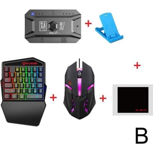 Hot Sale PUBG Mobile Gamepad Controller Plug and Play Gaming Keyboard Mouse Android Phone to PC Converter Adapter