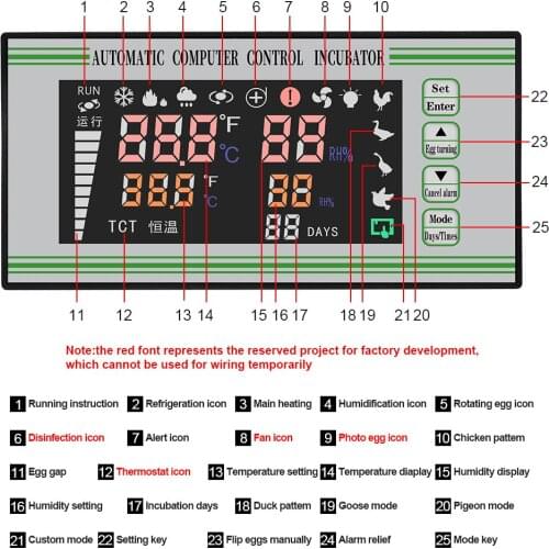 Hot Sale XM-18S Egg Incubator Controller Thermostat Full Automatic Hygrostat Control